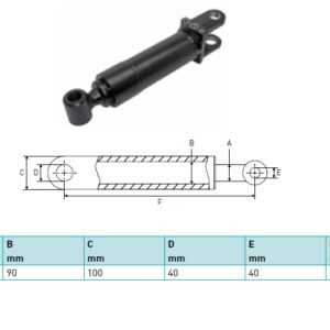 Hydraulic cylinder Sörensen 80/90/512