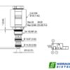 Valve 3/2 D14.2/D15.8 3/4 JIC coil d16 L40 Rexroth D36 R930058703