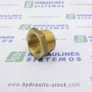Low pressure coupling 1.1/4' female x 1.1/2' male