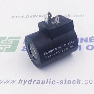 Coil D16, 12 VDC, L-50, D39, 26W, DIN Danfoss
