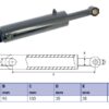 Hydraulic cylinder Erhel Hydris 45/90/655
