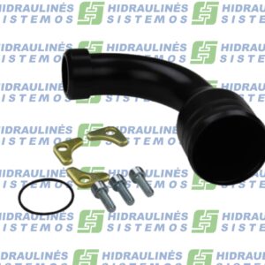 Suction connection Parker 2"1/2 (63mm) for hose – 90° elbow 3781980
