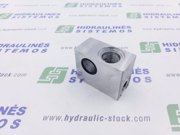 Valve block/aluminum/ 2/2 (d15-M18) G1/4 hole 16mm