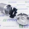 Aluminium flexible jaw coupling kit GR2-1/8 x 48mm D-110 (18.0-22.0kW)