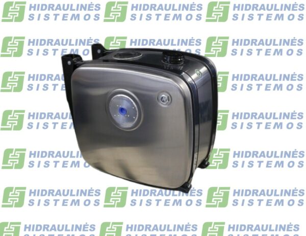 Hydraulic oil tank, side mounting 150 ltr. Aluminium 62x67x40 side valve IPH