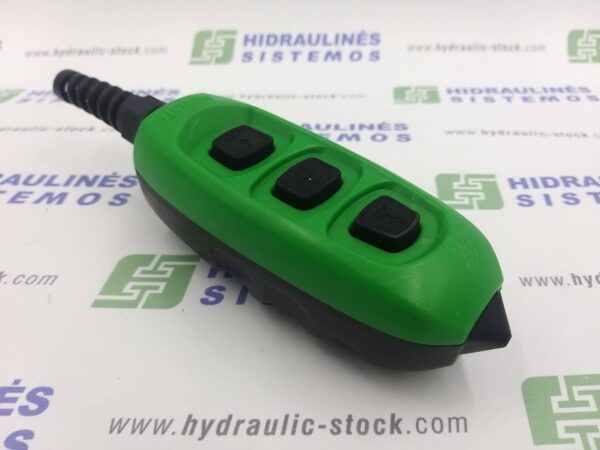Manual control 3-button 1xNO/NC 2x2NO green