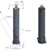 Telescopic cylinder 6-191-6460 FE A191-6-06460-079-K1452 HYVA 70547538