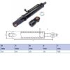 Hydraulic cylinder Palfinger/MBB 32/55/765 for bend