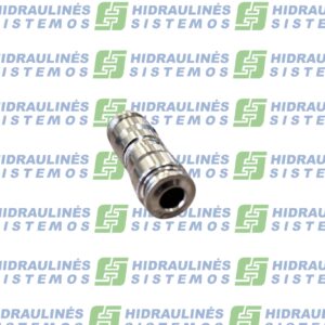 Fitting metal straight 6 x 6