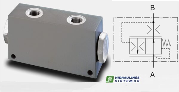 VDFR34-90 50/50 FLOW DIVIDER C/W aliuminum