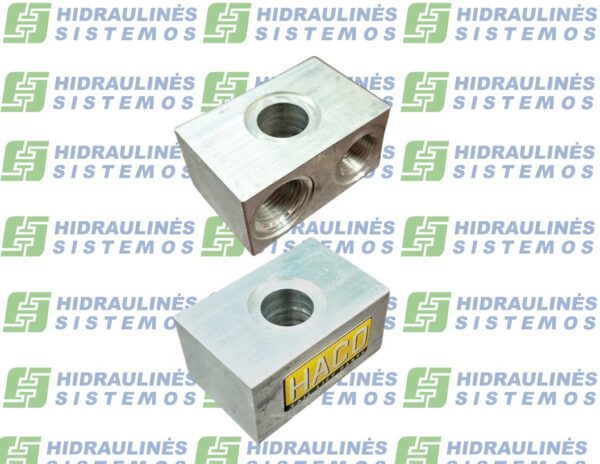 Valve block/aluminum/ HACO 2514482H Zepro