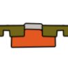 80x62x36 GKD piston seal