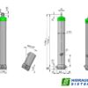 Telescopic cylinder 5-221-7010 5F IPH 5F-07010-221-5-M1705-0000N 5F1609221502AN