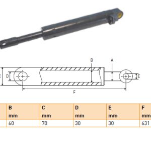 Hydraulic cylinder Anteo 35/60/631
