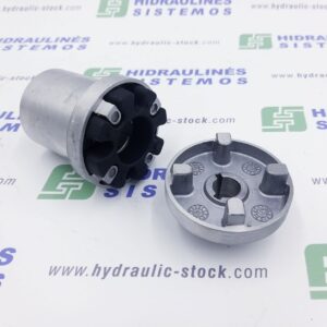 Aluminium flexible jaw coupling kit GR2-1 / 8 x 28mm D-65 (2.2-4.0kW) OMT
