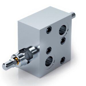 DOUBLE OVERCENTRE VALVE FLANGEABLE ON DANFOSS MOTORS OMP/OMR 1/2'