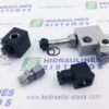 Vožtuvas 2/2 D12,6 3/4 JIC NC 210bar d13 MPP su mech. Su 24VDC rite ir kaladėle MBB 2508002H