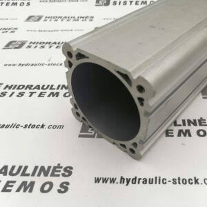 Aluminum profile for pneumatic cylinder D100 ISO6431