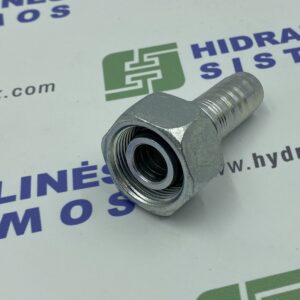 M12 DKOL 06 straight fitting for 1/4" hose, M21512-04-12
