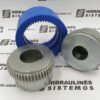 Steel flexible jaw coupling kit GR2-1/8 x 48mm (18.5-22.0kW) Hydropack