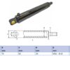 Hydraulic cylinder Palfinger/MBB 45/70/545 for bend