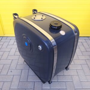 Hydraulic oil tank, side mounting 170 ltr. Steel 56x64x55 rear flange