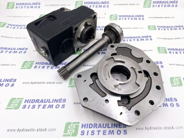 Galios nuėmimo dėžutė PTO MB G125 G211-12 G260 ABER su velenu 1:1,32 250mm P82M1