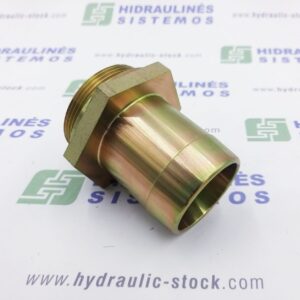 Suction fitting 2' male x for 50 mm hose, 0 angle