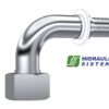 M18 DKOL 12 90° fitting for 5/16" hose (Stainless steel)