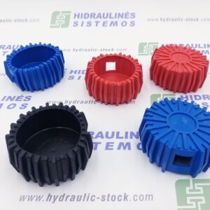 Rubber protection for manometer 63 mm black/red/blue