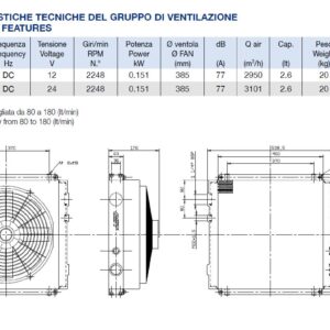 Heat exchanger (24V) 80-180 ltr/min BSP 1'1/4 ST1802400A