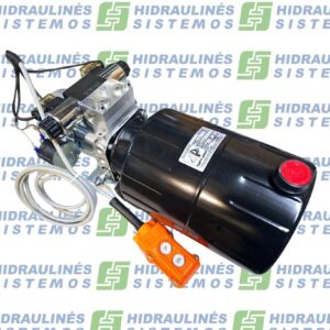 Mini hydraulic powerpack for tail lift 24VDC 2.2kW 3.2cc 2500rpm 8L Hydropack