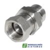 Perėjimas 1/4'i BSP x 1/2'-20vv JIC