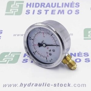 Pressure gauge -1/3 bar. d-63 side connection 1/4'BSP