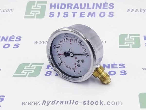 Pressure gauge -1/3 bar. d-63 side connection 1/4'BSP
