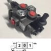 Control valve 1 sec. 40 ltr. Q25 3/8' BSP with automatic adjustable release