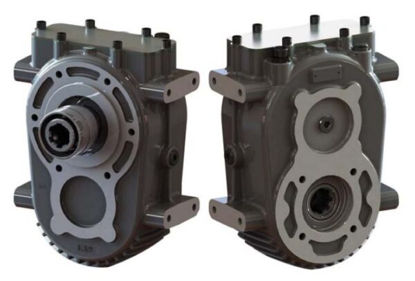 Gearbox PTO-4 1:2.5 quick coupling OMFB