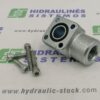 Siurblio flanšas 40mm 1/2' 90° aliuminis maks. 180bar RIA40-012