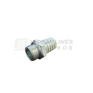 Suction fitting 1' male x for 32 mm hose, 0 angle