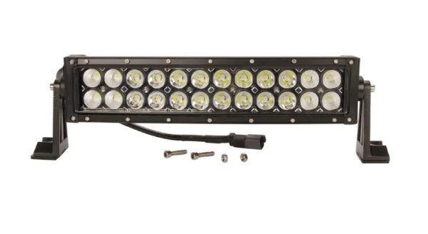 Work light bar LED, 72W, 6120lm, rectangular, 12/24V, white, 343x57mm Deutsch plug, Combo, 24 LED's