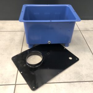 Tank for hydraulic powerpack 25 ltr. with cover for hydropack