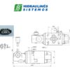 MANUAL VALVE NG6, SPOOL Nº6 MAX.F. 60L/MIN