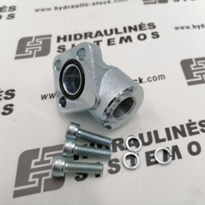 Pump flange 40mm 1/2' 90° steel RPA2-012-M