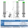 Telescopic cylinder 5-174-6660 5C Penta 5C-0660-174-5-M0345