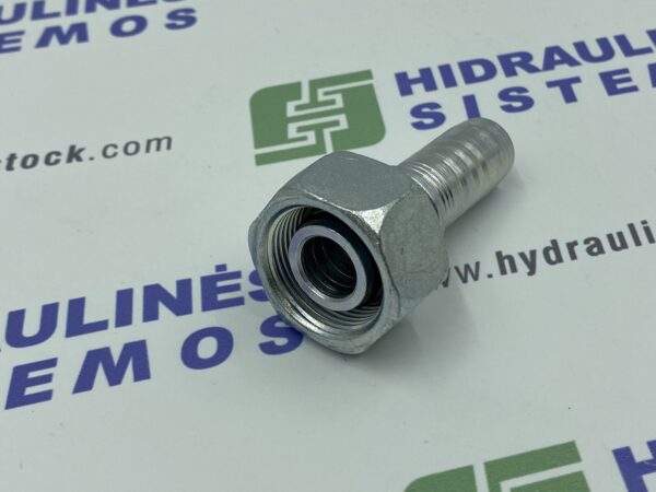M16 DKOL 10 straight fitting for 1/4" hose, M21513-04-16