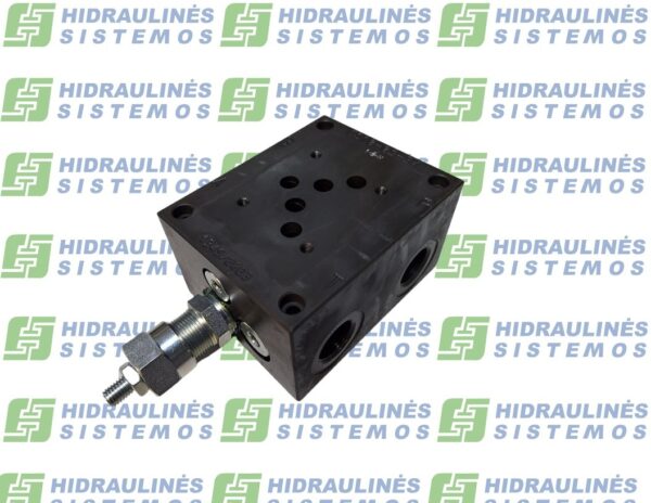 Hydraulic manifold NG10x2 ES 10-06-34-02-1-3-H with relief valve