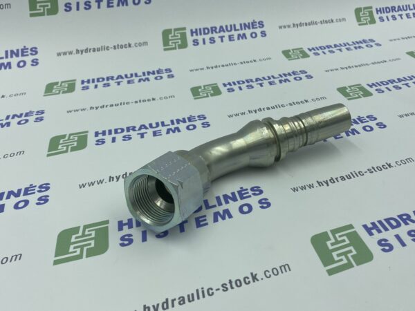 JIC 1-1/16-12 INTERLOCK DKJ 45° fitting for 3/4" hose DN19, M42542-12-12