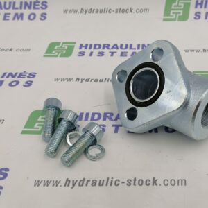 Pump flange 51mm 3/4' 90° steel RPA3-034-M