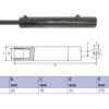 Hydraulic cylinder Erhel Hydris 30/60/270 for bend