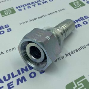 M52x2 INTERLOCK straight fitting for 1-1/2" hose DN38 DKOS 38, M41613-24-52